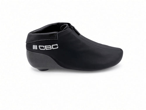 CBC GENESIS black long track boot, side view