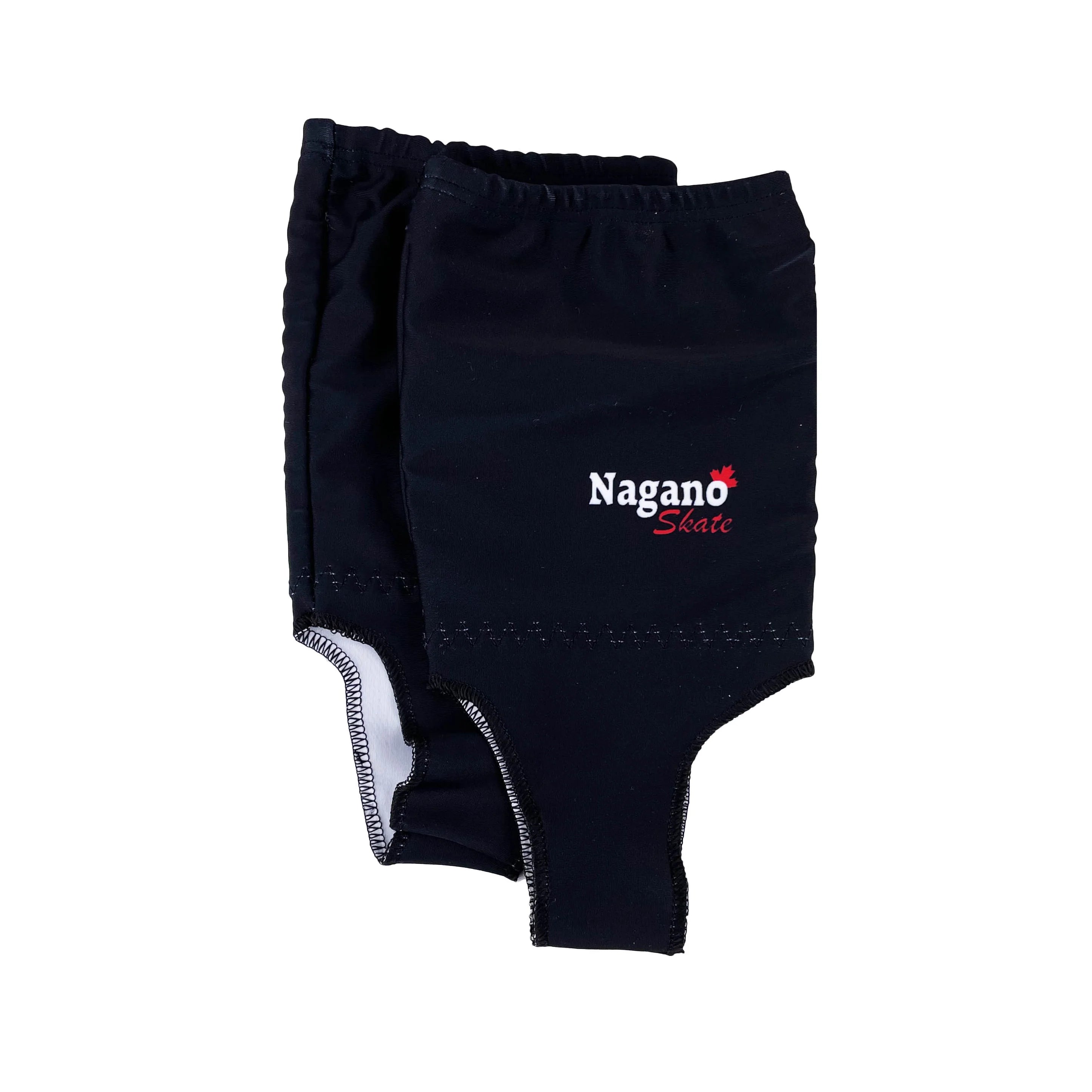 Nagano Skate Cut Proof Long Track Ankle Guards - black