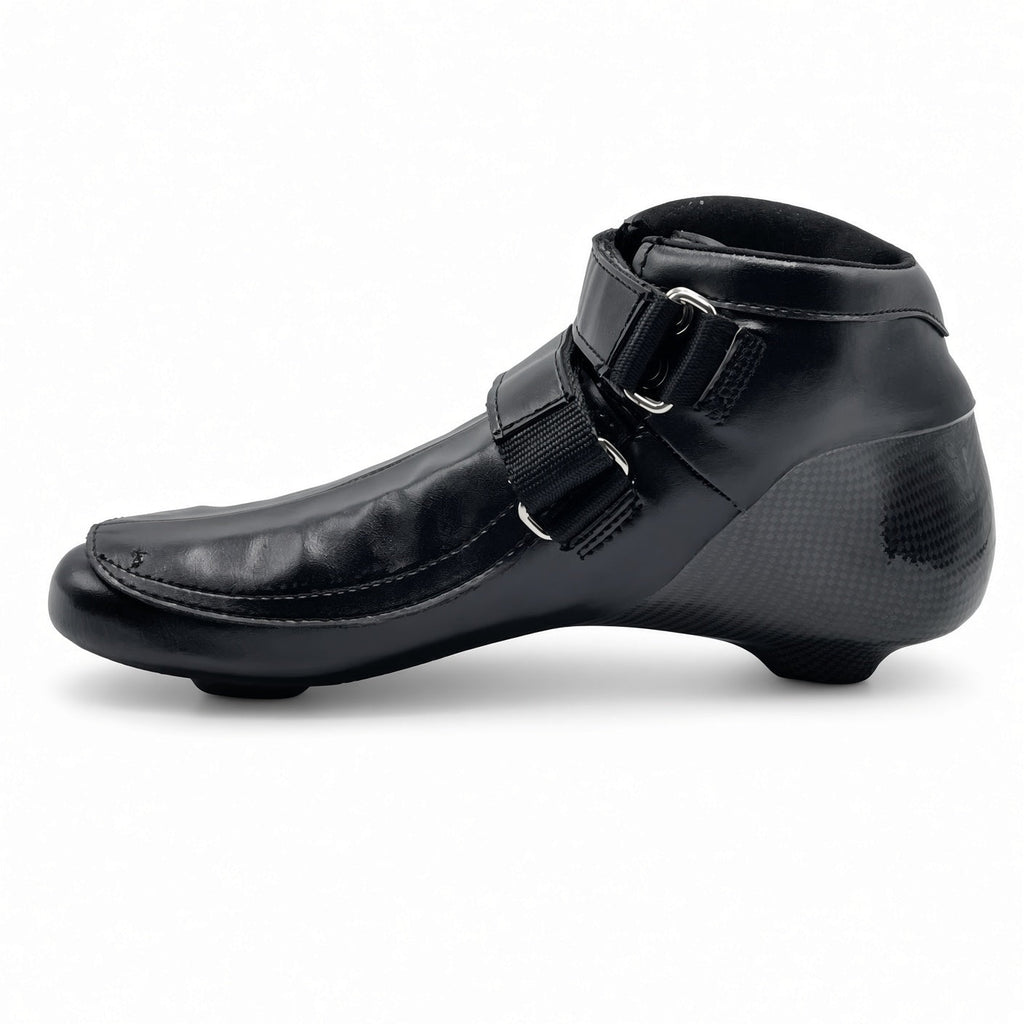 CBC ELEMENT black short track boot, side view