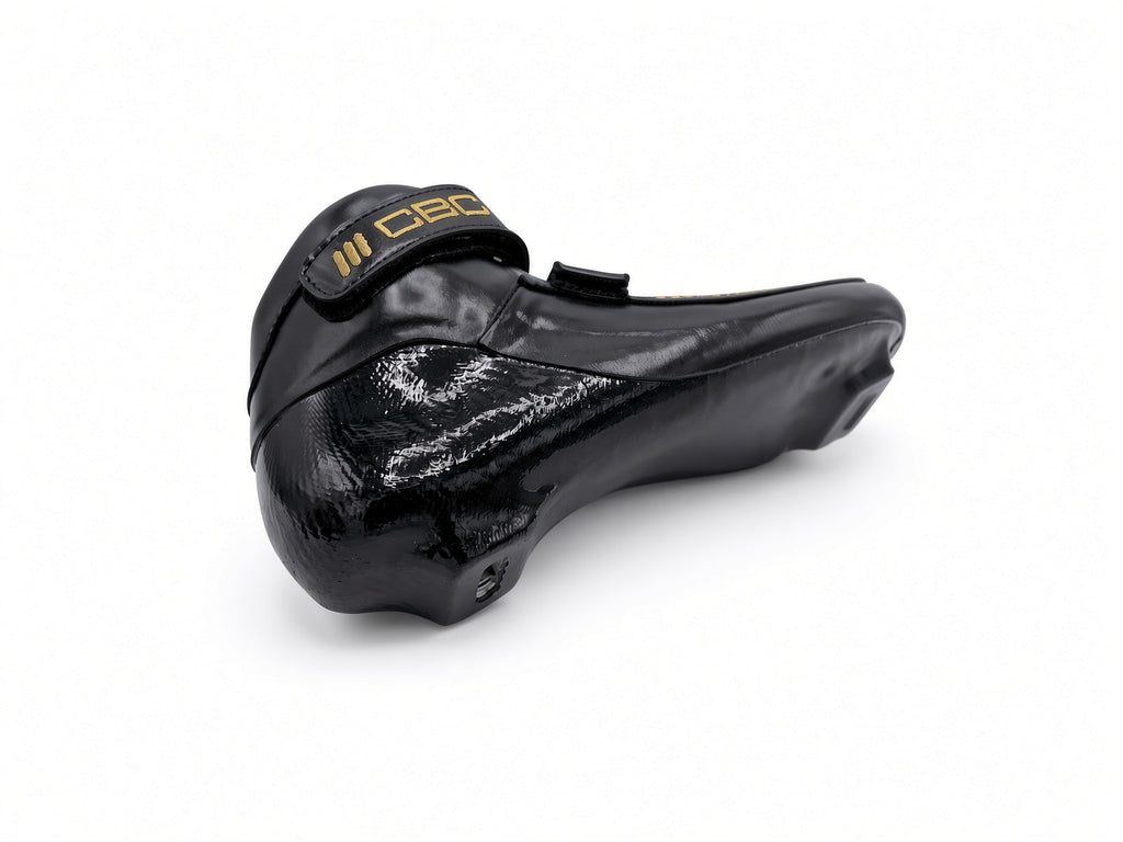 CBC ONYX black short track boot, underside