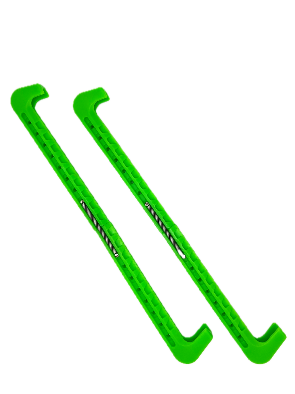CBC Rigid Blade Guards, neon green pair