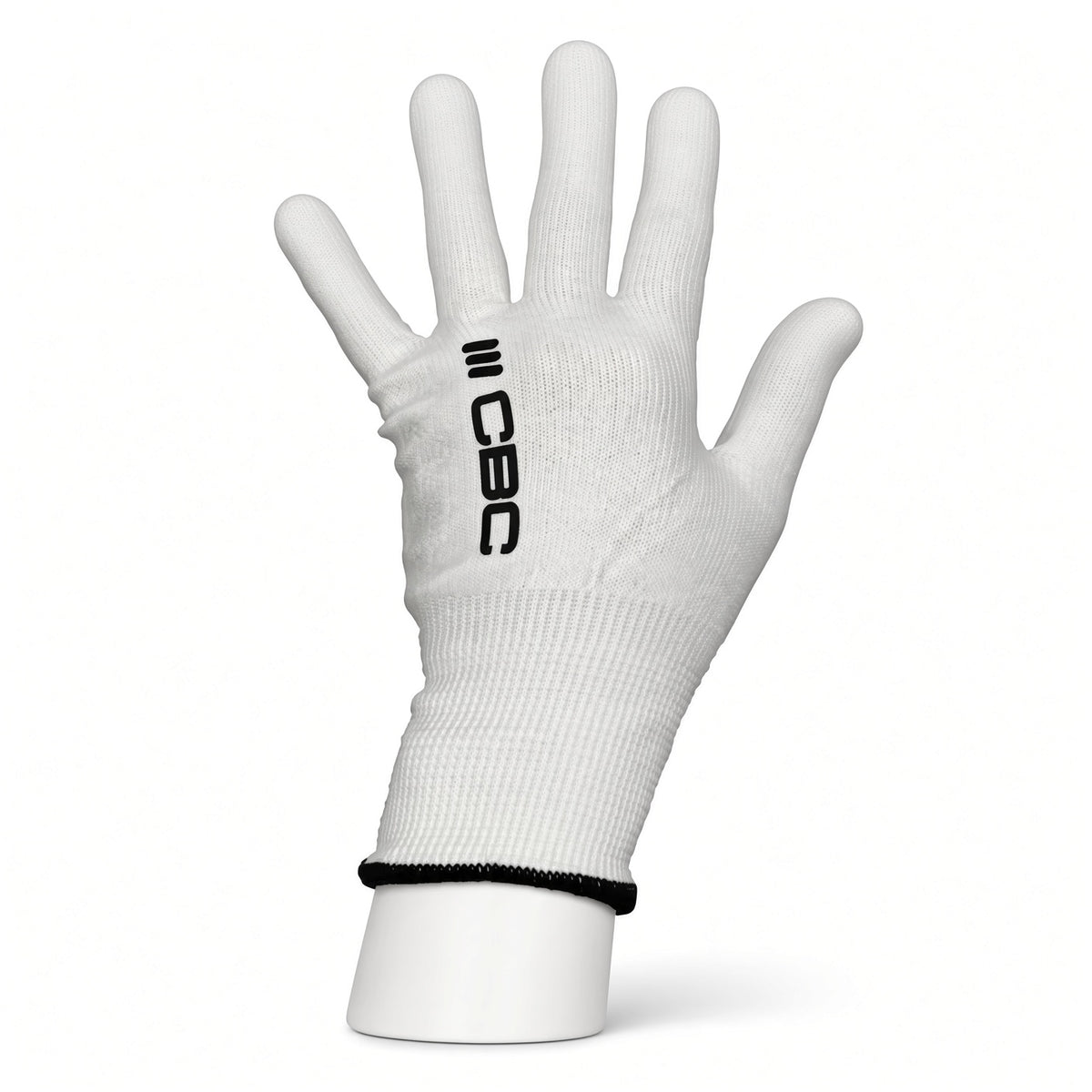 CBC Short Track Glove, white back view