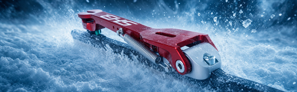 EHS short track speed skating blade on ice