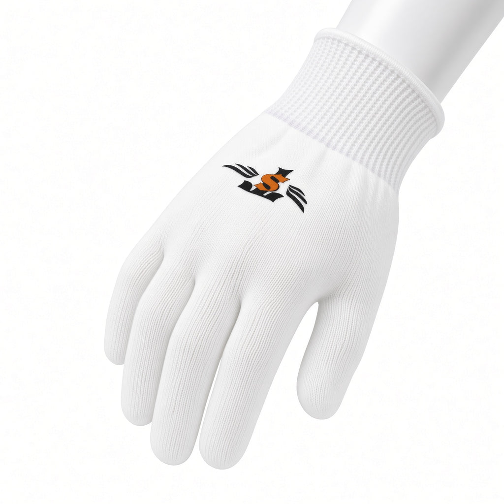 Skate-Tec Dyneema glove, white back view