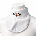 Skate-Tec Dyneema neck protector, white front view